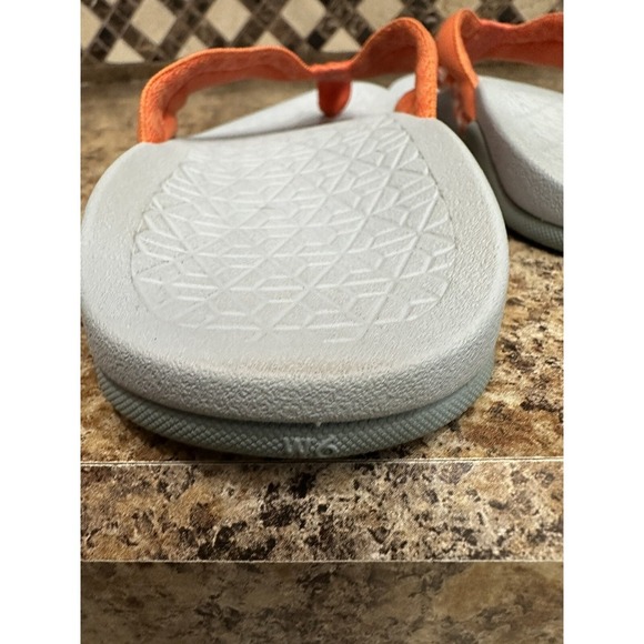 Chaco Womens Flip Flops 6 Gray Z Classic Trail Sport Thong Summer Slides Sandals - Picture 8 of 8